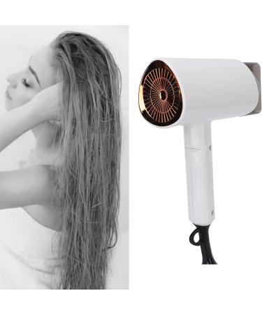 Natudeco Folding Hair Dryer Portable Hair Dryer Blowing Home with Hair Dryer Low Noise Fast Drying Hotel Salon Travel Bathroom Supplies(110V American Standard) - Buy Online on GoSupps.com