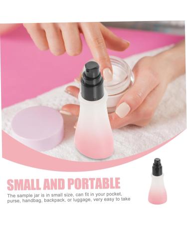 Ipetboom Travel Jars for Cream Lotion Jar Containers with Lids Makeup Container Small Jar Cream Jar Sample Containers Sample Jars Creami Pink Glass Filling Essential Oil Bottle 13x5.2cm Pink - Buy Online on GoSupps.com