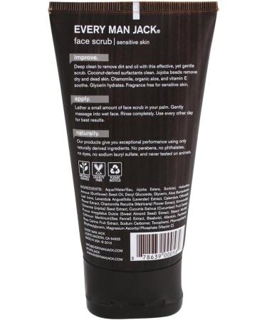 EVERY MAN JACK SCRUB FACE FRGNCE FREE 5 OZ - Buy Online on GoSupps.com