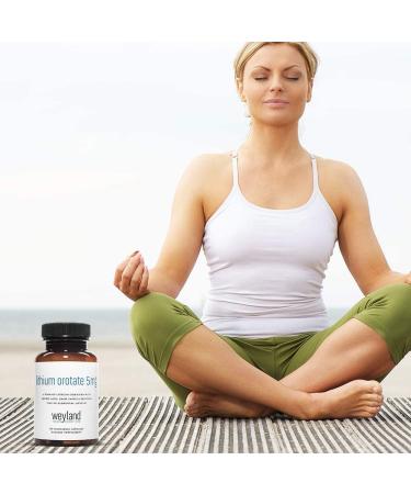 Lithium Orotate 5mg | 60 Vegetarian Capsules | Elemental Lithium Supplement - Buy Online on GoSupps.com