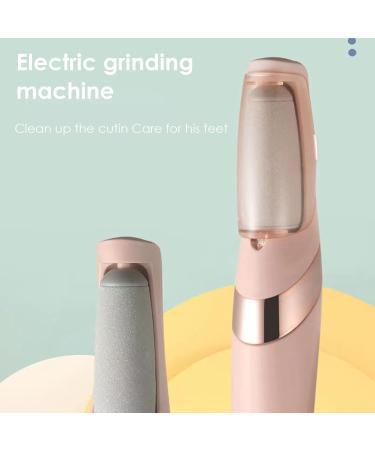 Yagosodee Electric Foot File USB Rechargeable Feet Callus Remover Foot File Hard Skin Remover Waterproof Feet Hard Skin with 2 Heads 2 Speeds for Dead Skin&Cracked Heel Pink - Buy Online on GoSupps.com
