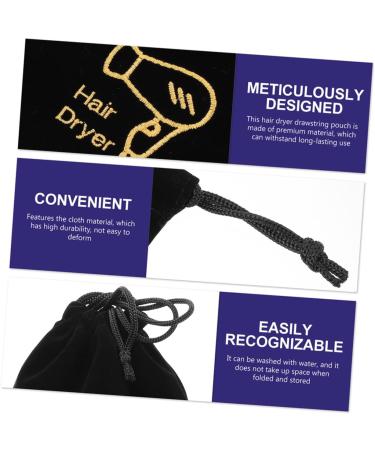 STOBOK 8 Pcs Storage Bag Travel Organizer Bags Hair Dryer Bag Drawstring Hair Dryer Carriers Bracket 36.5X26.5X1CMx2pcs Assorted Colorx2pcs - Buy Online on GoSupps.com