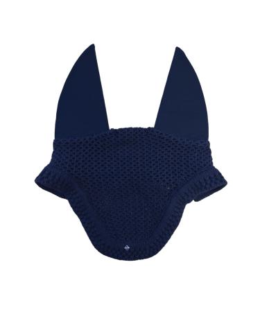 Equetech Horse Pony Soundless Acoustic Ear Hood Bonnet (Pony Navy) Pony Navy