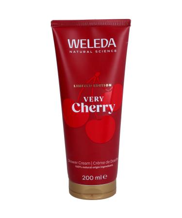 Weleda WELEDA Very Cherry Organic Shower Gel with Natural Cherry Scent - Limited Edition Gentle Natural Cosmetic Care Shower (1 x 200ml)