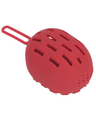 Makeup Sponge Holder Vented Cosmetic Egg Holder for Travel (Red)