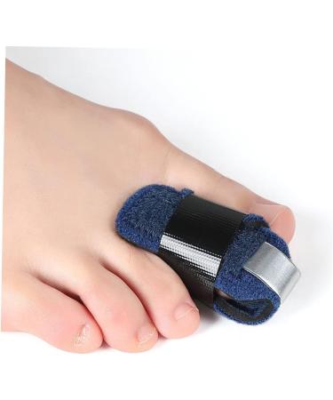 Lurrose 3pcs Toe & Finger Support Sleeves | Immobilizer Splint Set for Hammertoe, Sprains & Mallet Thumb | Blue 11.5X2.5CM - Buy Online on GoSupps.com