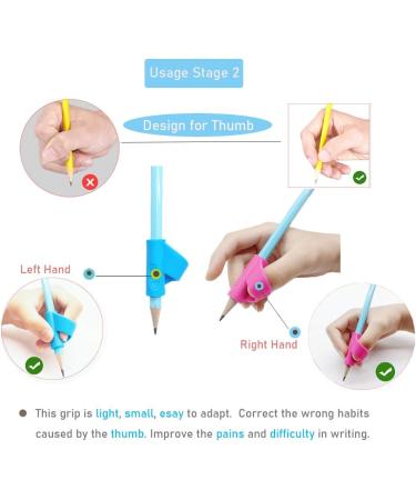 Uwinsic 8x Writing Aid for Abbey - Ergonomic Grip for Left & Right-Handed Kids | Pencil Holder & Posture Support - Buy Online on GoSupps.com