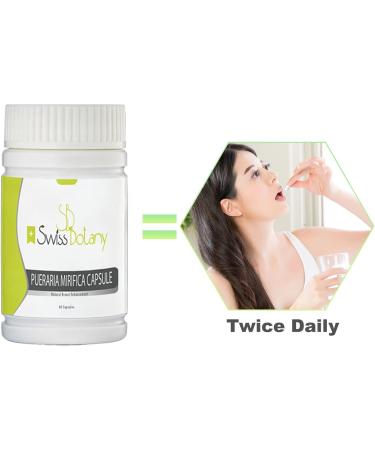 Organic Pueraria Mirifica Breast Enhancement Pills - Natural Breast Enlargement Capsules for Women | Firmness Elasticity & Improved Skin Hair & Nails - 120 Count - Buy Online on GoSupps.com