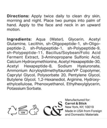 Carrot & Stick Repair Serum - Hyaluronic Acid, Vitamin E, Neuropeptides - 1 fl oz - Buy Online on GoSupps.com