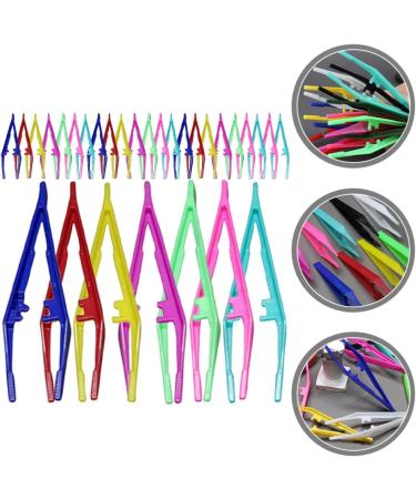 Fomiyes 30th Eyebrow Tweezers - Plastic Hair Removal Tool for Women | Blackhead & Nasal Hair Cutter | Precision Pearl Tweezers for Flawless Face - Buy Online on GoSupps.com