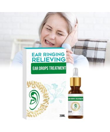 20 ml Ear Drops for Tinnitus Relief | Effective Ear Care Liquid with Drip Applicator - International Shipping Available - Buy Online on GoSupps.com