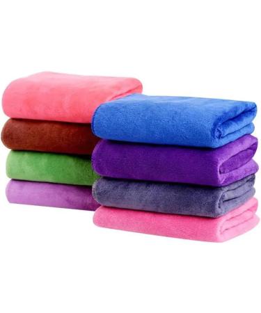 Microfiber Towel for Hair Drying | Absorbent Thickened Barbershop & Salon Headscarf - 35x75cm (Brown - Buy Online on GoSupps.com