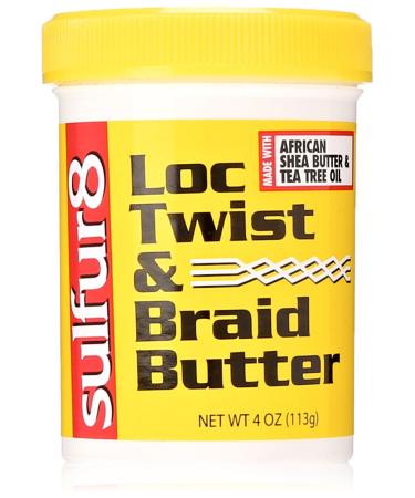 Sulfur8 Loc Twist and Braid Butter  4 Ounce