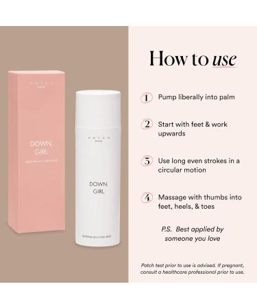 HATCH Maternity Skincare Bundle Hydrating Belly Oil (6.7 fl oz) Down Girl Cooling Leg + Foot Cream (5 oz) for Pregnancy & Beyond - Buy Online on GoSupps.com