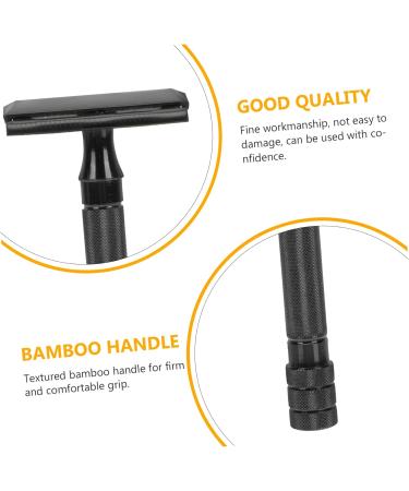 VINTORKY Men's Shaving Razor Set | Bamboo Handle Beard Grooming Tool | International Shipping Available - Buy Online on GoSupps.com