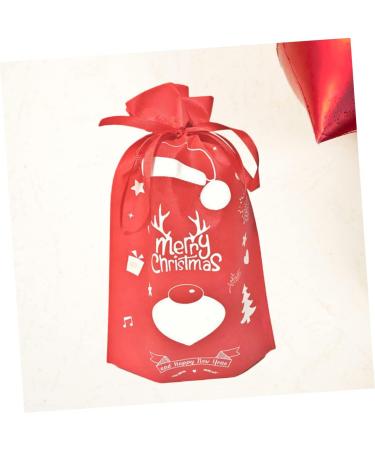 Abaodam 10pcs Christmas Treat Bags Sacks Christmas Party Favor Bag Bag Candy Non-woven Bags - Buy Online on GoSupps.com