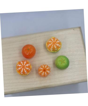 TOYANDONA 250 Pcs Artificial Orange Tiny Kitchen Decor Fruit Charms Earring Charms for Earring Making Bracelet Orange Pendant Fake Orange Mini Decor 3d Resin Miniature Fake Fruit - Buy Online on GoSupps.com