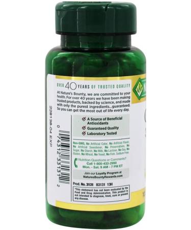 Nature's Bounty Green Tea Extract 315mg 100 Capsules (Pack of 2) - Buy Online on GoSupps.com