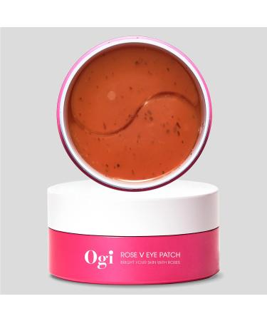 Ogi Rose V Eye Patch - 60 Vegan Hydrogel Under Eye Masks for Wrinkles - Natural Marine Plant Extracts - Hypoallergenic for Sensitive Skin - Buy Online on GoSupps.com