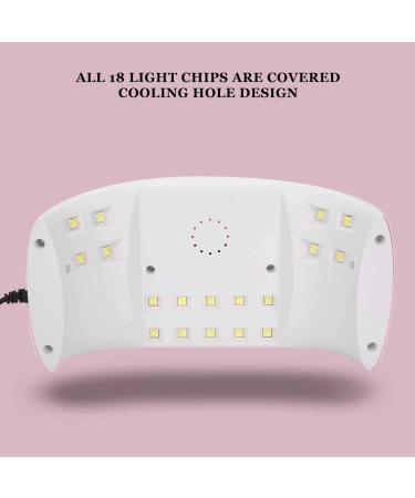 UV LED Nail Lamp 54W - Professional Nail Dryer for Gel Polish - 3 Timers - Home and Salon Use - Buy Online on GoSupps.com