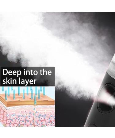 Face Mist Sprayer USB Rechargeable Handheld Face Humidifier Sprayer Moisturizing Hydrating Face Humidifier Sprayer for Women & Men(black) - Buy Online on GoSupps.com