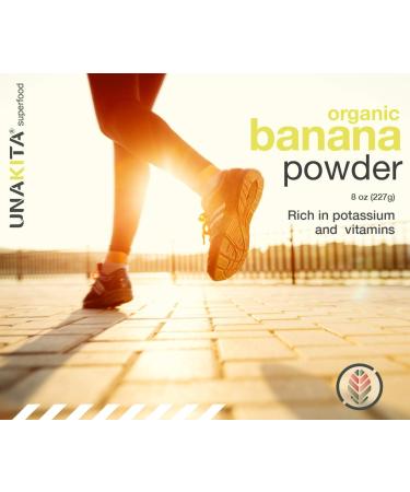Unakita Organic Banana Fruit Powder - Pure and Natural Superfood Supplement - Buy Online on GoSupps.com