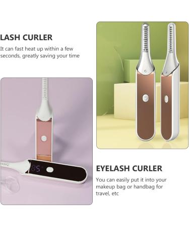 Ipetboom Eyelash Curler Heated Eyelash Brush Lady Tools Lash Curler Brush Rechargeable Lash Curler Quick Heating Lash Curler Women Lash Curler Lash Tool Electric Tools White Abs - Buy Online on GoSupps.com