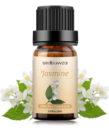 Buy Sedbuwza Jasmine Essential Oil - Pure Organic Jasmine Fragrance Oil for Diffusers Humidifiers Soaps Candles & Perfumes | 0.33 Fl Oz - Buy Online on GoSupps.com