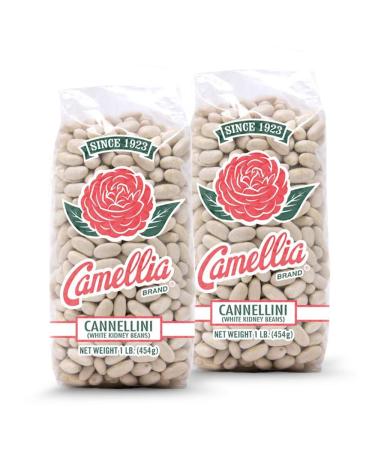 Camellia Brand Dried Cannellini Beans, 1 Pound (Pack of 2) Cannellini Beans 1 Pound (Pack of 2)