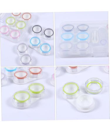 Homsfou Contact Lens Organizer Set - Travel-Friendly Colored Lens Storage Case | Durable Plastic Container for Glasses - Buy Online on GoSupps.com
