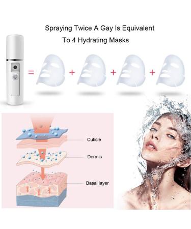 Nano Facial Mister - Hydrating Cool Mist Sprayer for Skin Care, Makeup, and Eyelash Extensions - Buy Online on GoSupps.com