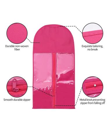 Hair Extension Storage Bag 10 Pack - Portable Holder with Hanger for Human Hair - Dustproof & Transparent Zip Up Closure - Store & Style Extensions Easily - Buy Online on GoSupps.com
