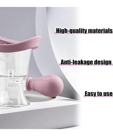 Buy Eye Wash Set - Portable Silicone Eye Cleaner for Dry Eyes & Makeup Removal - Soothing Fatigue Relief (Pink) - International Shipping - Buy Online on GoSupps.com