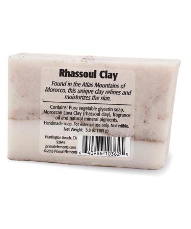 Buy Primal Elements Rhassoul Clay Citrus Wrap Soap Pack of 6 | Premium Shrink Wrap Soap for International Shipping - Buy Online on GoSupps.com