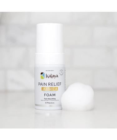 Kalaya Naturals Pain Relief Foam with Arnica - Extra Strength Muscle & Joint Rub for Adults & Kids 12+ - 2.7 oz - Fast Shipping Worldwide - Buy Online on GoSupps.com