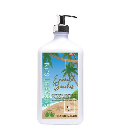 Buy Emerald Beaches Daily Moisturizer Tan Extender - Aloe Vera After Sun Lotion for Sensitive Skin | Unisex Tanning Bed Lotion with Fresh Scent - Buy Online on GoSupps.com