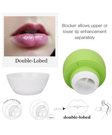 Silicone Lip Plumper Device - Reusable Beauty Tool for Plump Lips (Green) - Buy Online on GoSupps.com