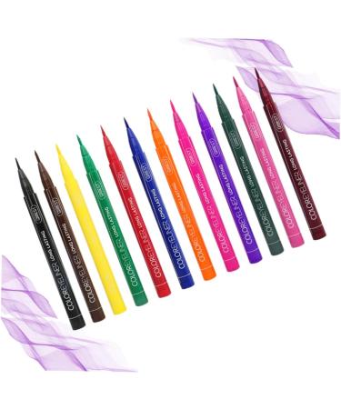 Beavorty 36 pcs brown eyeliner pencil blue suit liquid liner pen liquid eyeliner girl liquid pen 1 count (Pack of 1) As Shownx3pcs - Buy Online on GoSupps.com