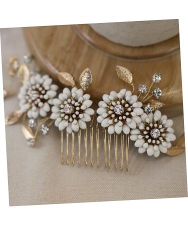 DOITOOL Floral Vintage Hair Rhinestone Hair Barrette Crystal Flower Hair Side Comb Bridal Hair Clip Hair Rhinestones Bridal Shower Headpiece Hair Pin Flowers Wedding Bride - Buy Online on GoSupps.com