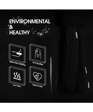 ROSALIND Gel Nail Polish 2Pcs 15ml Long Lasting White Black Nail Gel Polish Soak Off LED/UV Nail Lamp Suitable As A Gift for Women To DIY At Home Black-white - Buy Online on GoSupps.com