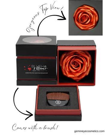 GEM.IN.EYE Cosmetics Blush & Bloom Love Edition Fierce 3D Silk Rose Blush on Powder - Buy Online on GoSupps.com