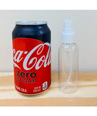 10 Clear Plastic Spray Bottles 2.7oz - Refillable Mist Pump for Travel | TSA Approved - Buy Online on GoSupps.com