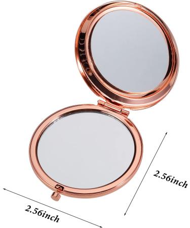 Boss Lady Gifts: Rose Gold Compact Mirror - Perfect Thank You and Inspirational Gift for Female Boss, Coworker, Manager - Ideal for Boss Day, Retirement, Going Away - Pink Travel Makeup Mirror for Her - Buy Online on GoSupps.com