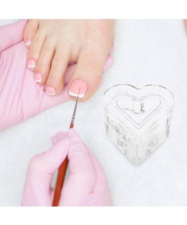 Healeved Crystal Glass Nail Dappen Cup with Lid Acrylic Liquid Powder Bowl Monomer Dish Glass Crystal Cup Glassware Tools for Acrylic Nail Art Transparent Kit - Buy Online on GoSupps.com