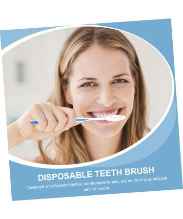 Buy CLISPEED 50pcs Disposable Toothbrush Cleaning Brush | Bulk Travel PP False Toothbrush - International Shipping Available - Buy Online on GoSupps.com
