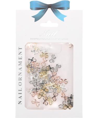 Uonlytech 1 Nail Art Accessories 3d Bow Tie Alloy Gem As Shown - Buy Online on GoSupps.com