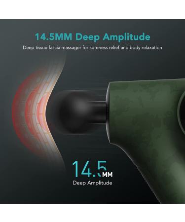 Opove Fascia Percussive Massage Gun 14.5mm - Back Pain Relief & Workout Recovery - Apex Green - Buy Online on GoSupps.com