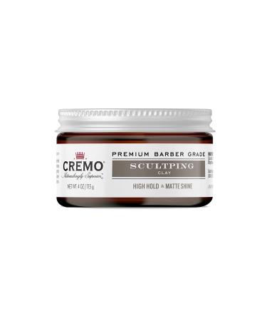 Cremo Premium Barber Grade Sculpting Clay - High Hold Matte Hair Styling, 4 Oz - Buy Online on GoSupps.com