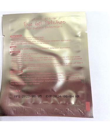Kawagirl 100 Pairs Eye Gel Patches for Eyelash Extensions - Pink | Lint-Free Under Eye Pads Set - Buy Online on GoSupps.com