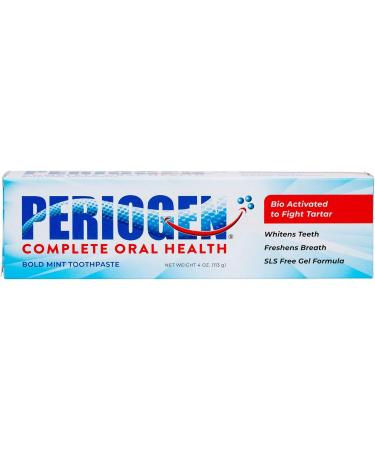 Periogen Toothpaste - SLS Free - Plaque & Tartar Control Formula 3-Pack - Buy Online on GoSupps.com